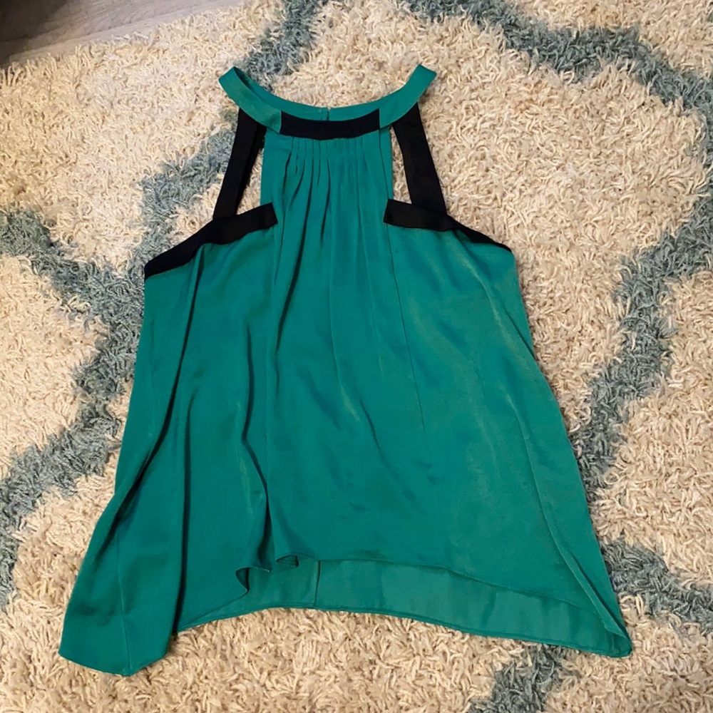 Black and green BCBG top. Size medium